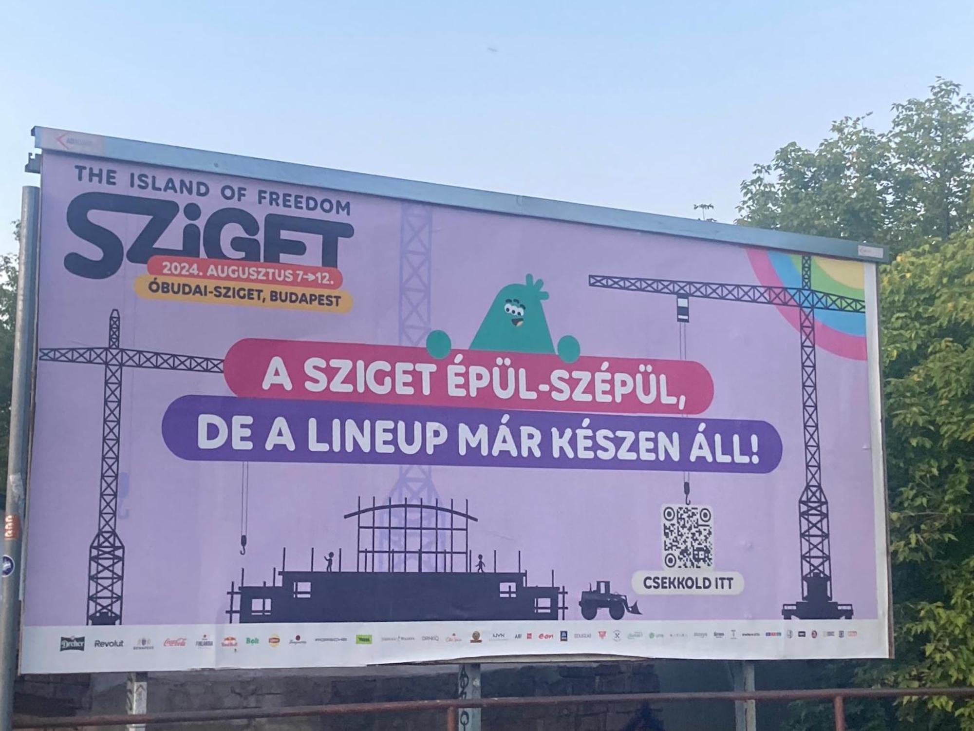 Sziget Festival Next To The River
